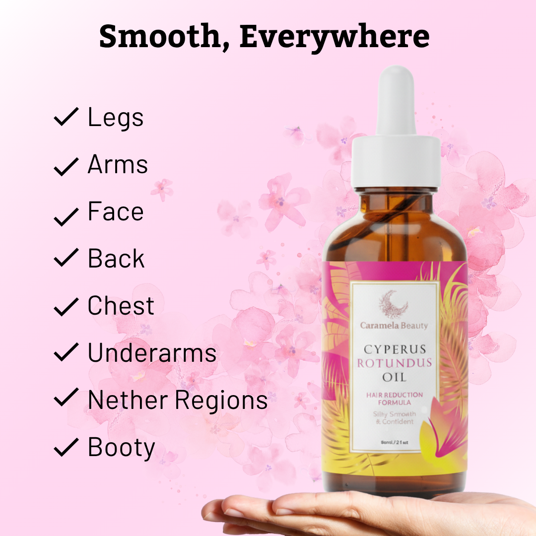 Cyperus Rotundus Oil for Natural Hair Reduction
